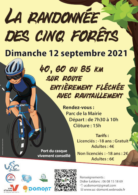 AFFICHE UC Randonnée des 5 forêts 12-09-2021 site AFFICHE UC Randonnée des 5 forêts 12-09-2021 site