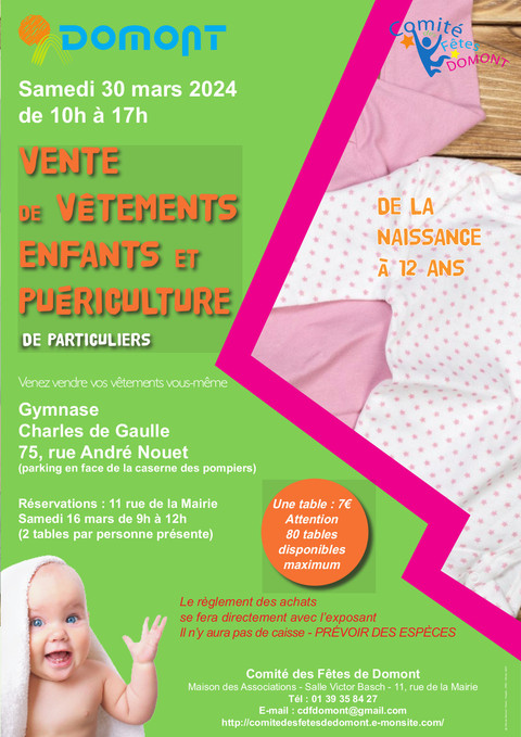 Vente de v tements enfants et pu riculture de particuliers