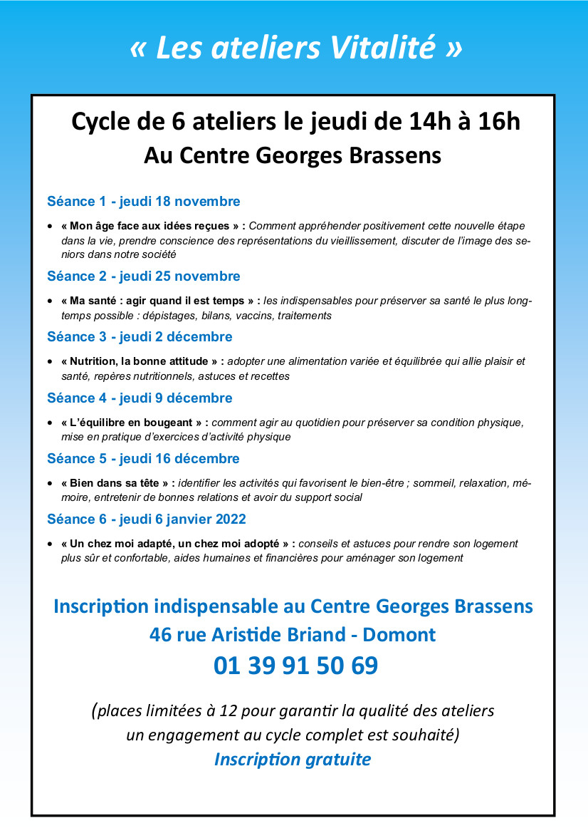 Affiches descriptif ateliers CRIF de nov 2021 à janv 2022 Affiches descriptif ateliers CRIF de nov 2021 à janv 2022