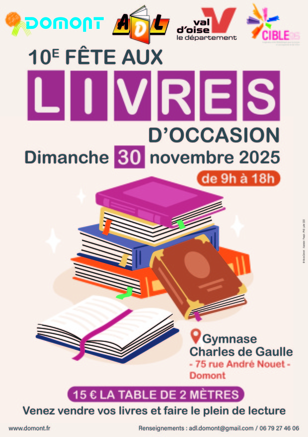 Fête du livre d'occasion 2025