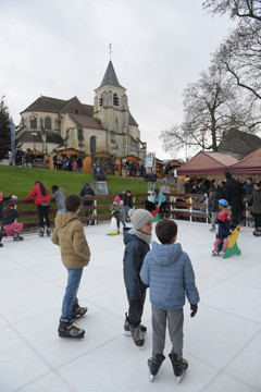 Patinoire marché de noël Patinoire marché de noël
