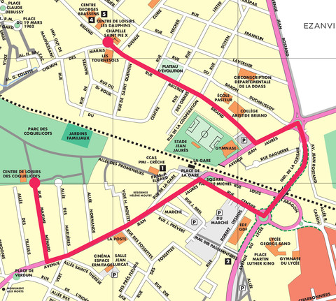 plan parcours carnaval 2023
