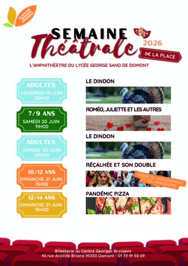 Semaine theatrale 2026 19 juin