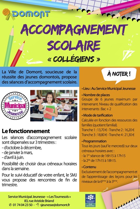 Accompagnement scolaire 2021 2022 Accompagnement scolaire 2021 2022