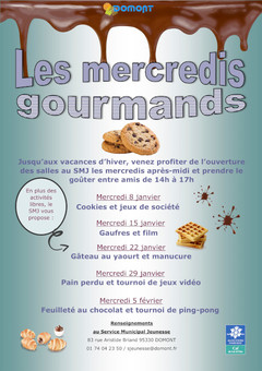 Affiche mercredis gourmands smj janv fév 2020 Affiche mercredis gourmands smj janv fév 2020
