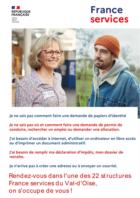 France services Affiche générique mairies