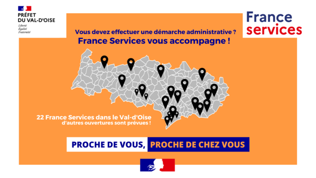 France services carte dans le val d'oise