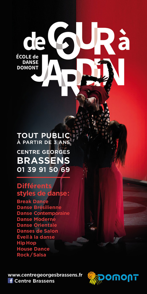 Affiche école de danse Brassens 2022 Affiche école de danse Brassens 2022
