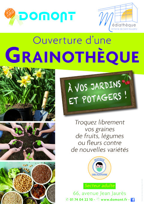 Affiche Grainothèque mars 2021 Affiche Grainothèque mars 2021