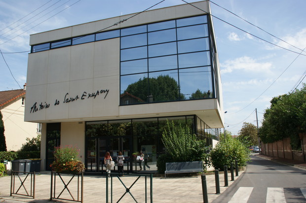 La médiathèque Antoine de Saint-Exupéry