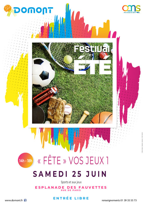 Affiche Festival 2022 Fete vos jeux 1