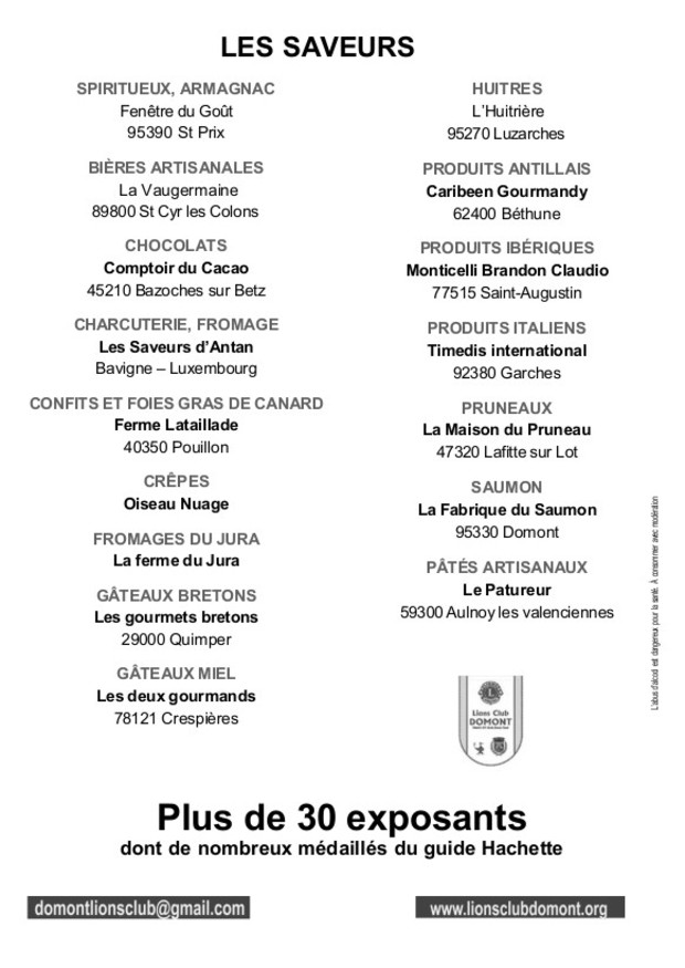 Exposants salon des vins 2023 2 Exposants salon des vins 2023 2