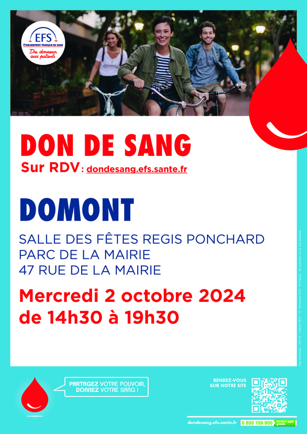 DON DU SANG 2 octobre