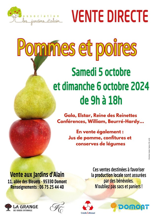 Ventes pommes poires Ventes pommes poires